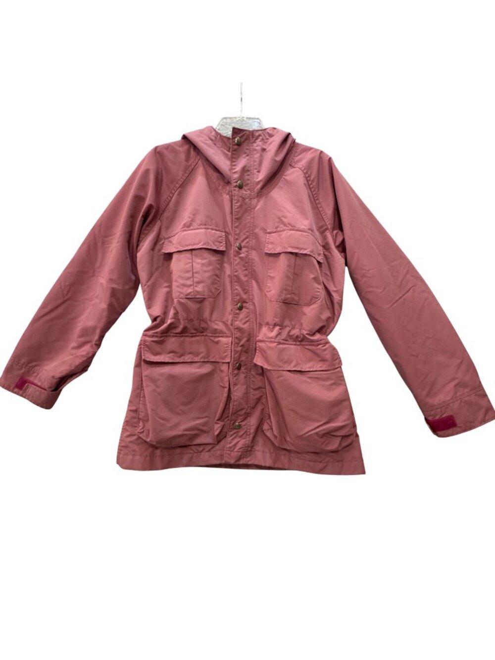 Vintage 90s LL Bean Baxter State Rain Jacket Women's M Tawny Rose Made in USA